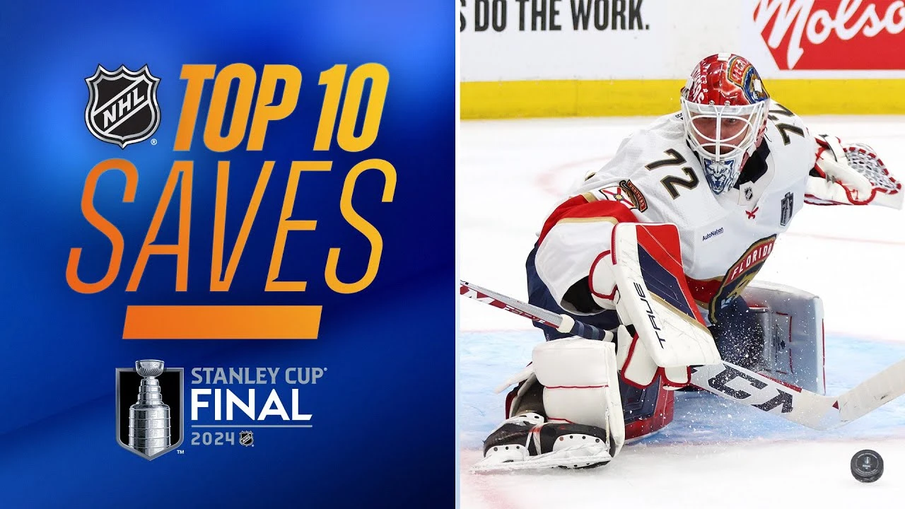 Bobrovsky menjadi kiper pertama dalam sejarah melakukan dua pertandingan dengan 40+ penyelamatan di awal Final